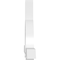 Ekena Millwork Ericson Architectural Grade PVC Gable Bracket, 96"W x 28"H x 4"D x 4"F, 7/12 Pitch GBP096X28X0404ERI00 - alternate 3